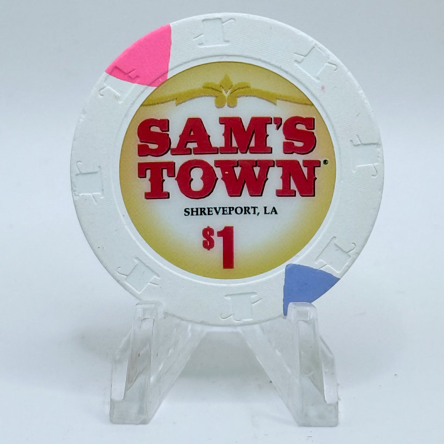 Sam's Town Shreveport Louisiana $1 Casino Chip