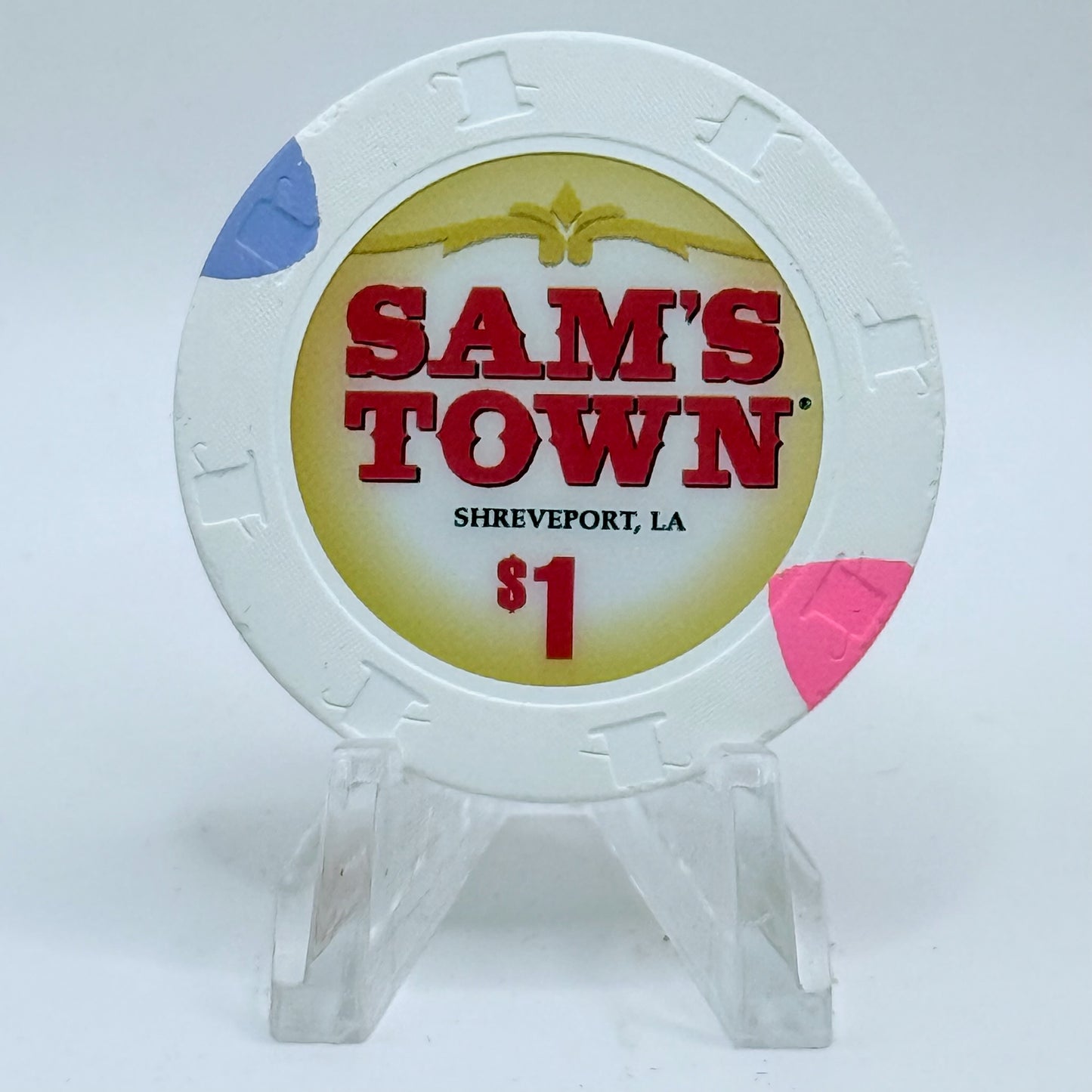 Sam's Town Shreveport Louisiana $1 Casino Chip