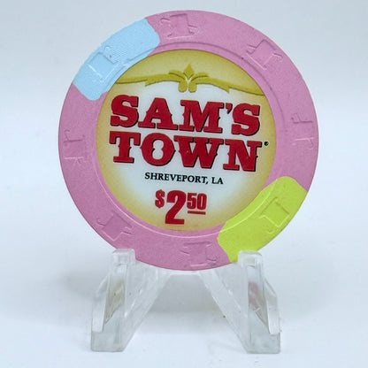 Sam's Town Shreveport Louisiana $2.50 Casino Chip