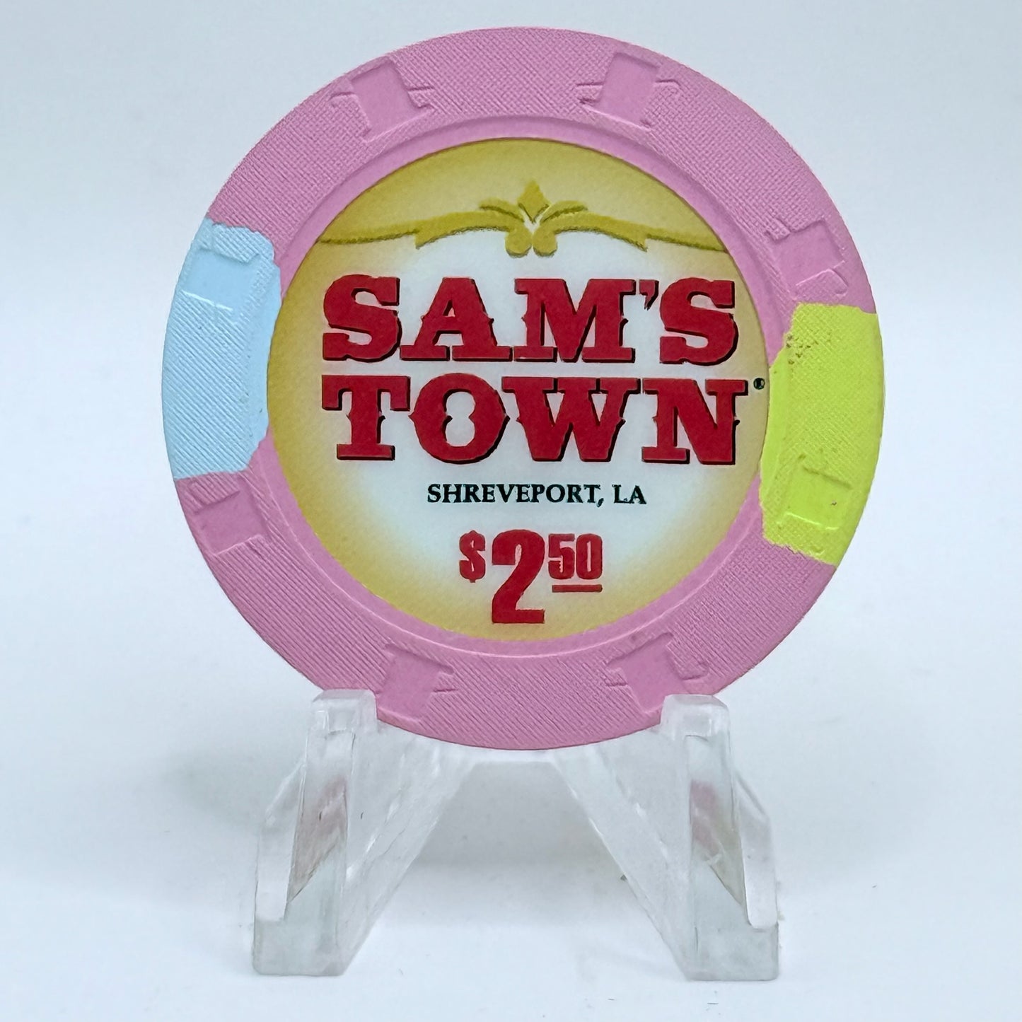 Sam's Town Shreveport Louisiana $2.50 Casino Chip
