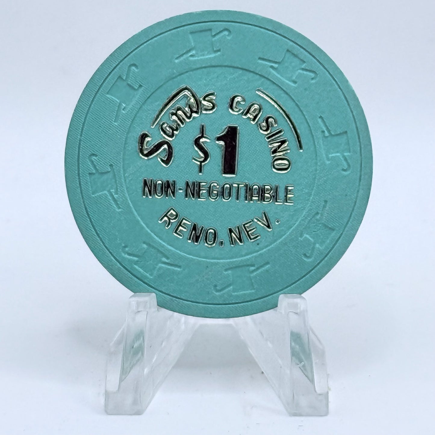 Sands Reno Nevada 1980s $1 NCV Casino Chip N2945