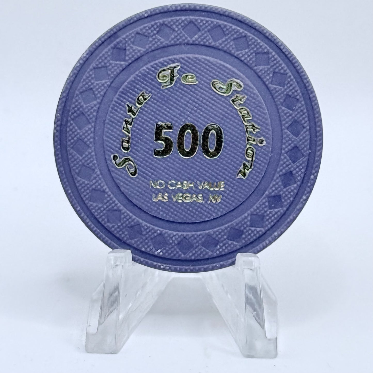 Santa Fe Station Las Vegas Nevada 2000s Series 3 $500 NCV Casino Chip E9433