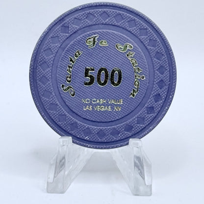 Santa Fe Station Las Vegas Nevada 2000s Series 3 $500 NCV Casino Chip E9433