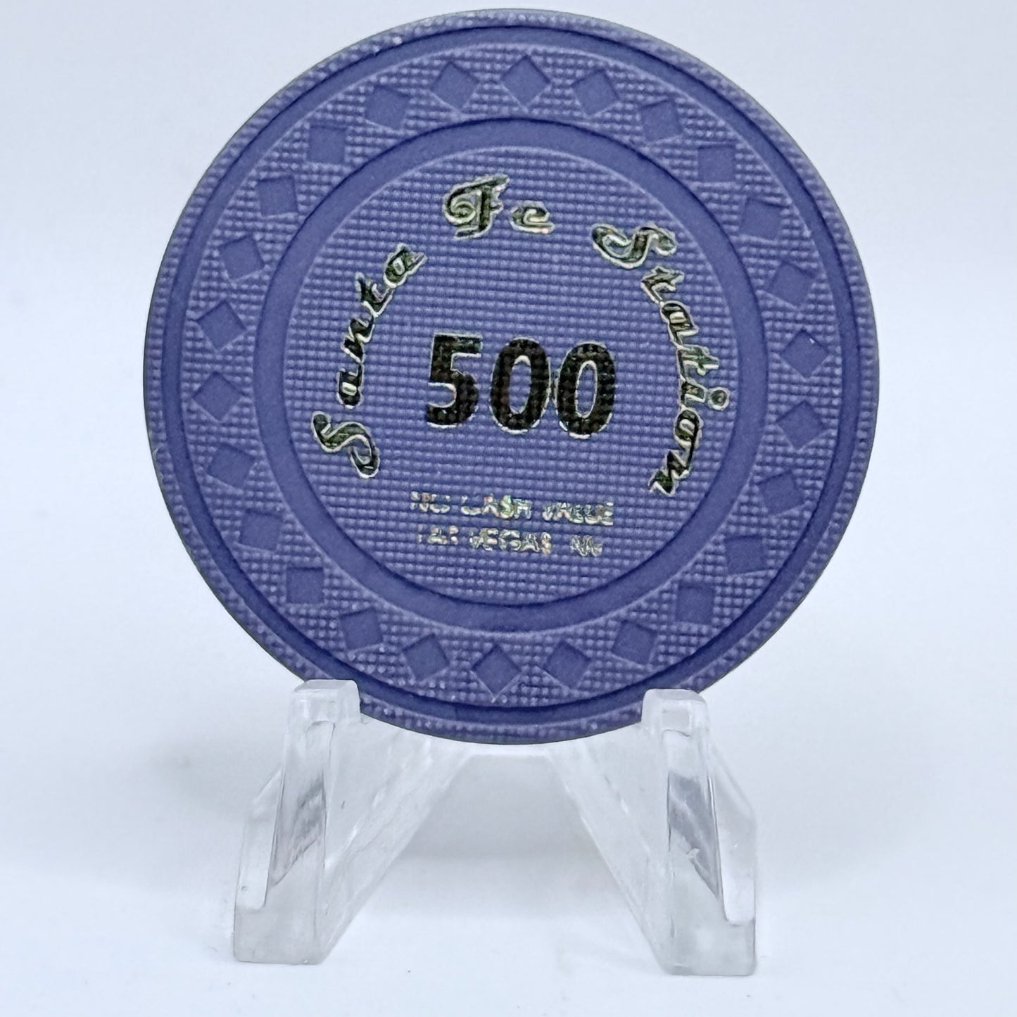 Santa Fe Station Las Vegas Nevada 2000s Series 3 $500 NCV Casino Chip E9433