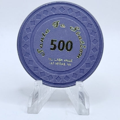 Santa Fe Station Las Vegas Nevada 2000s Series 3 $500 NCV Casino Chip E9433