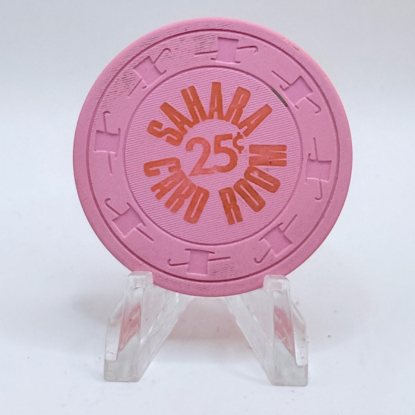 Sahara Las Vegas Nevada 1970s $0.25 Casino Chip V3345