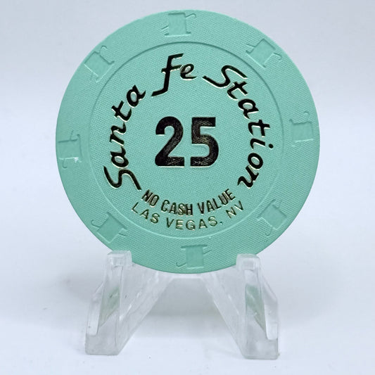 Santa Fe Station Las Vegas Nevada 2005 Series 5 $25 NCV Casino Chip E4354