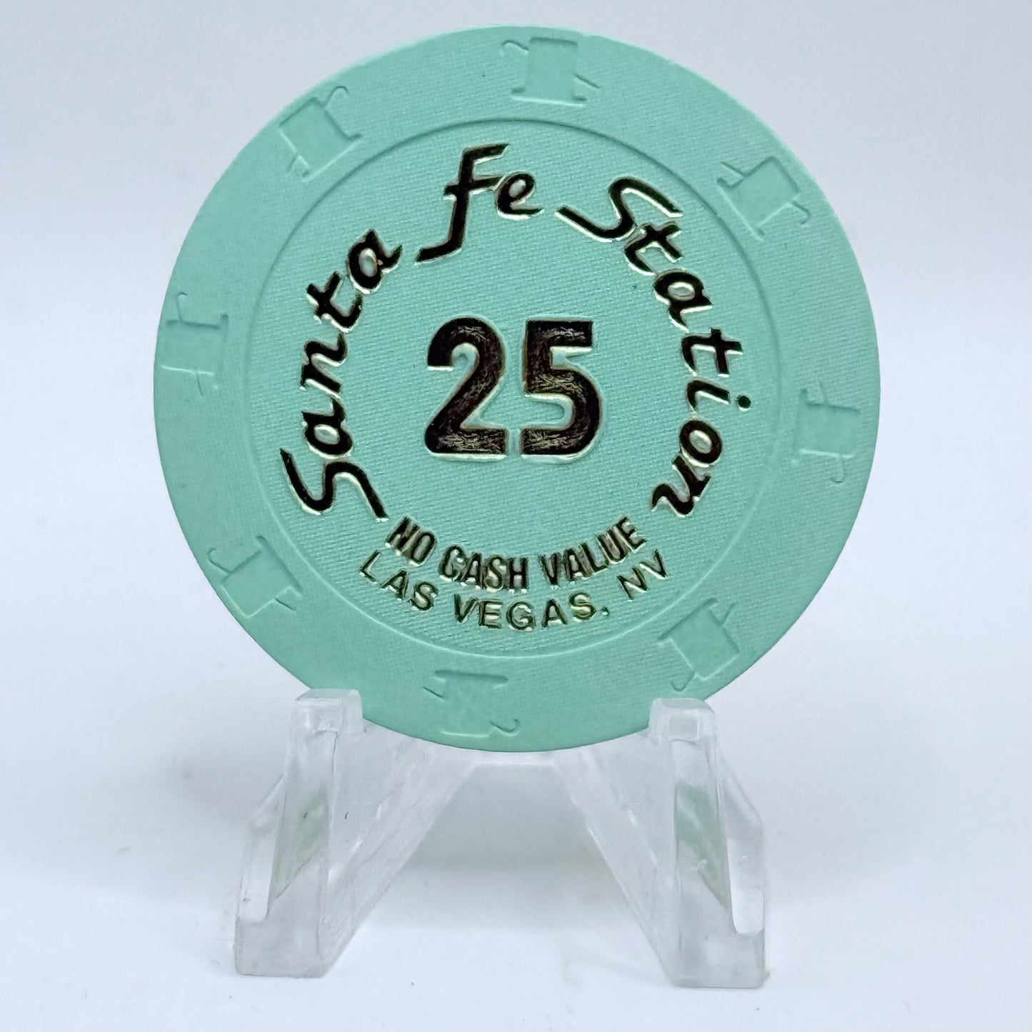 Santa Fe Station Las Vegas Nevada 2005 Series 5 $25 NCV Casino Chip E4354