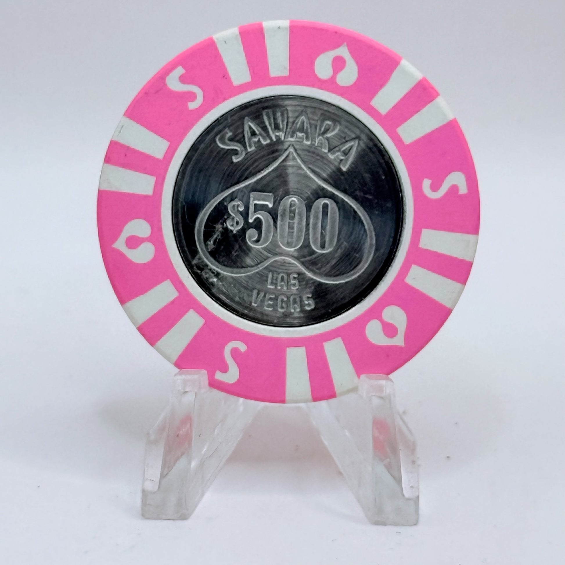 Sahara Las Vegas Nevada 1970s $500 Casino Chip N2091
