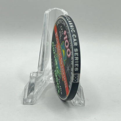Palace Station Las Vegas Nevada 2002 "The Corvette in the 1950's" LE $100 Casino Chip E1836
