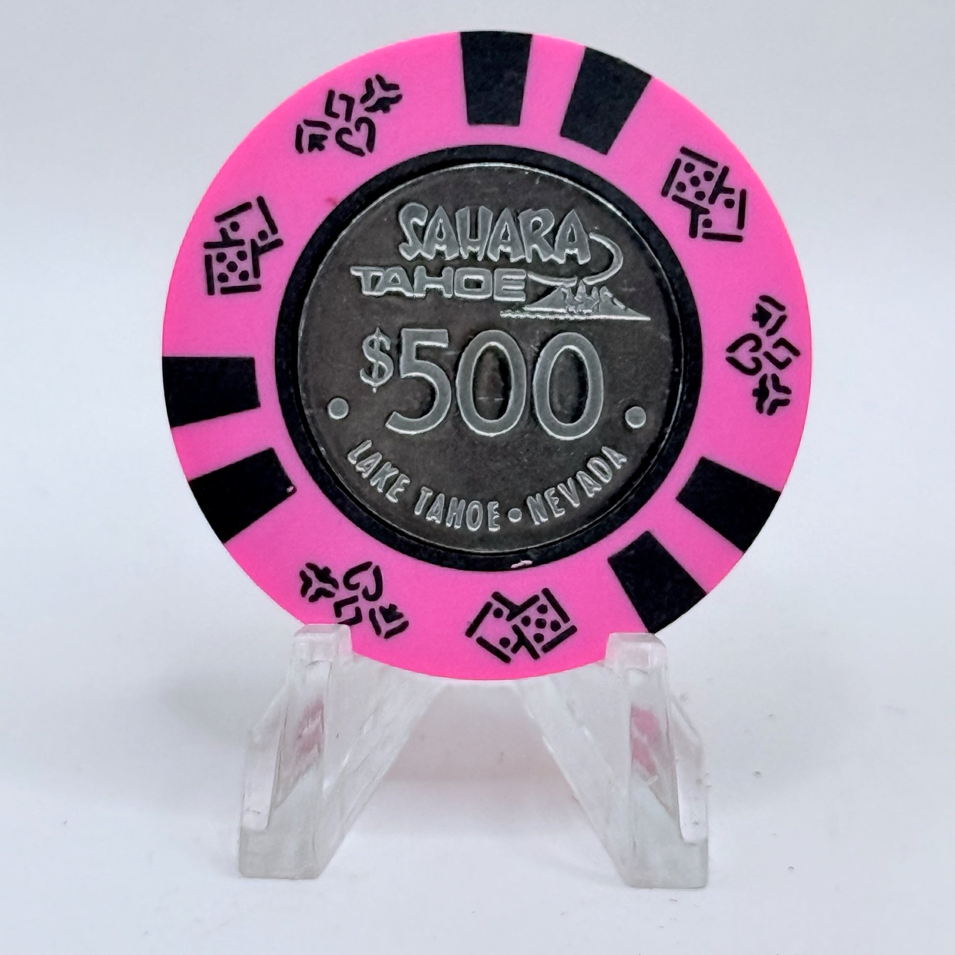 Sahara Tahoe Lake Tahoe Nevada 1990s LE $500 Imitation Chip N5514