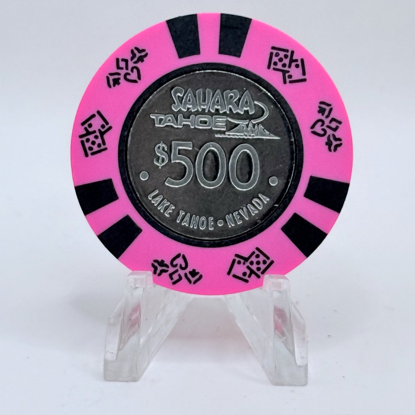 Sahara Tahoe Lake Tahoe Nevada 1990s LE $500 Imitation Chip N5514