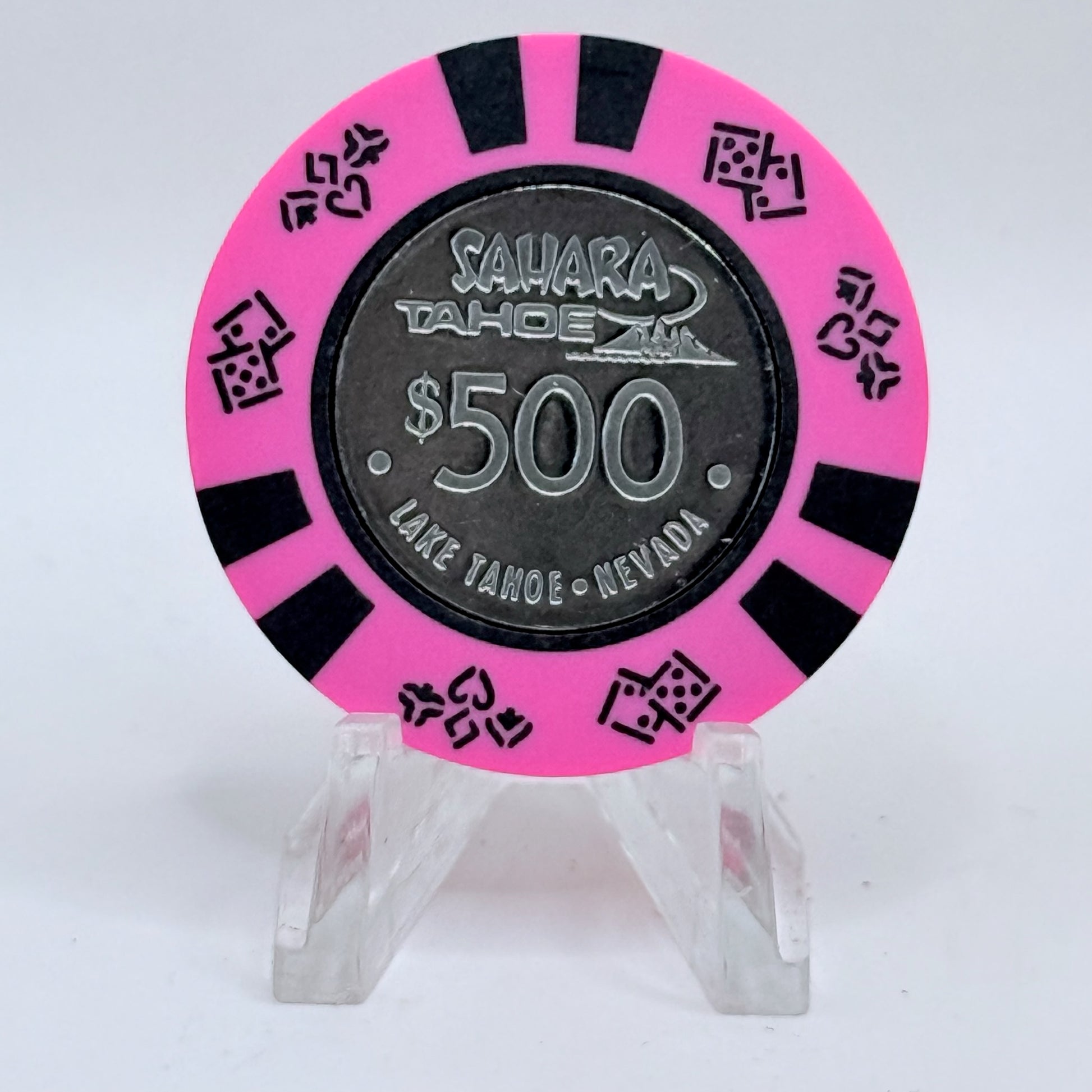 Sahara Tahoe Lake Tahoe Nevada 1990s LE $500 Imitation Chip N5514