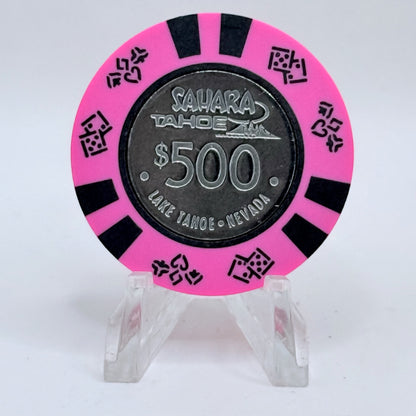 Sahara Tahoe Lake Tahoe Nevada 1990s LE $500 Imitation Chip N5514