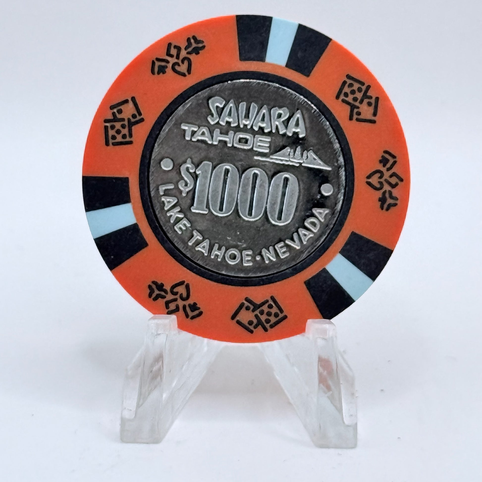 Sahara Tahoe Lake Tahoe Nevada 1990s LE $1000 Imitation Chip N5511