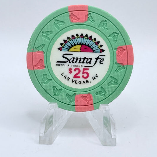 Santa Fe Las Vegas Nevada 1991 $25 Casino Chip N4288