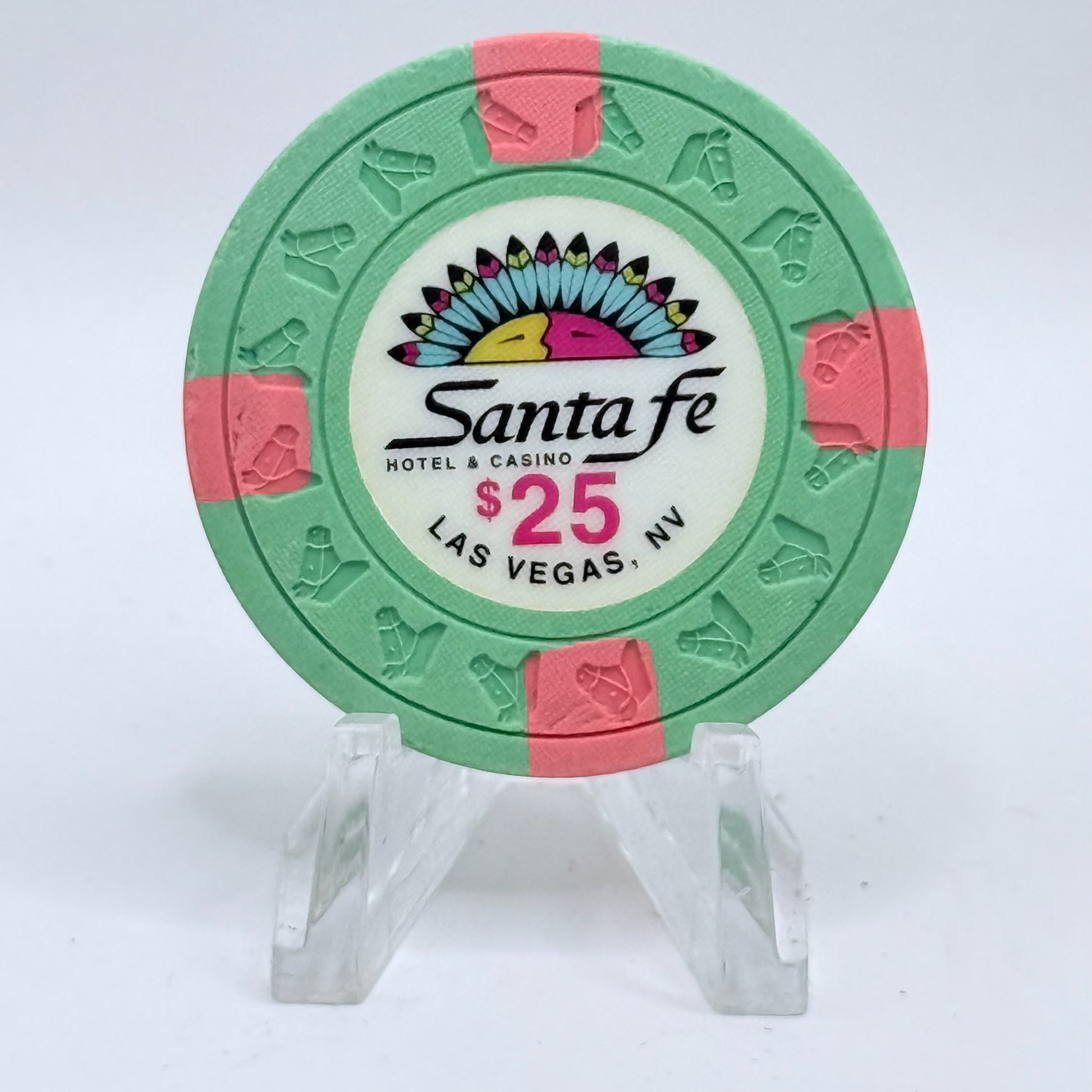 Santa Fe Las Vegas Nevada 1991 $25 Casino Chip N4288