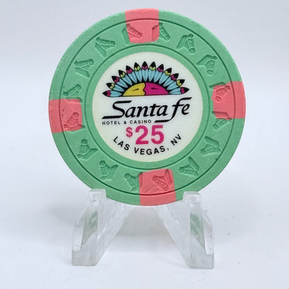 Santa Fe Las Vegas Nevada 1991 $25 Casino Chip N4288