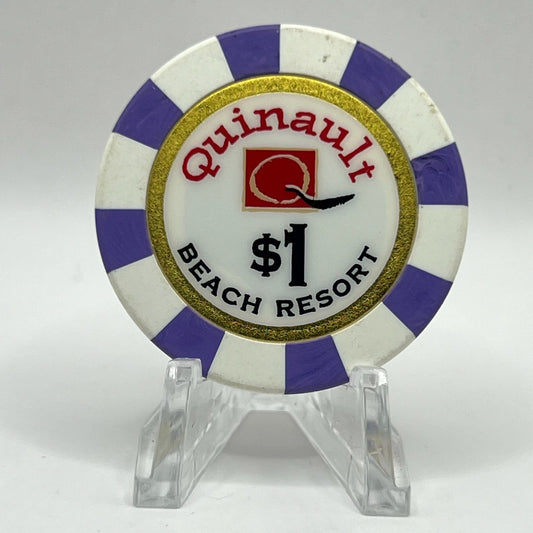 Quinault Beach Resort Ocean Shores Washington 2000 $1 Casino Chip
