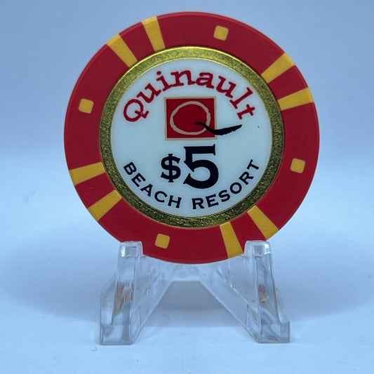 Quinault Beach Resort Ocean Shores Washington 2000 $5 Casino Chip