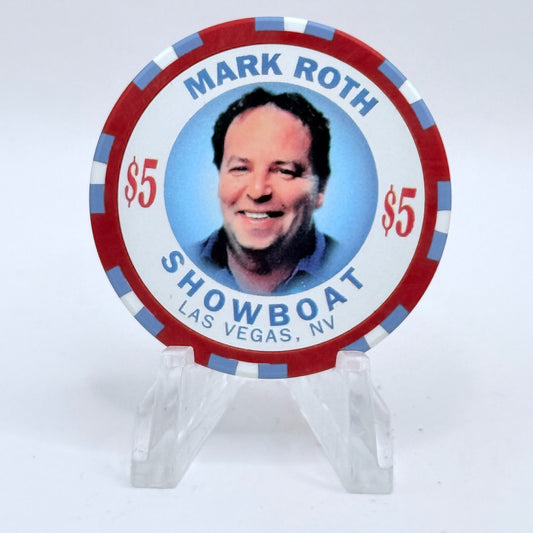 Showboat Las Vegas Nevada 1996 'Pba Bowler, Mark Roth' LE $5 Casino Chip N9074