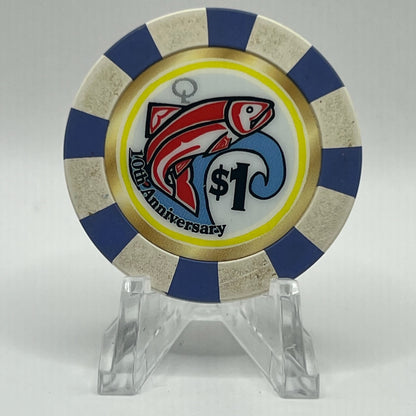 Quinault Beach Resort Ocean Shores Washington $1 Casino Chip