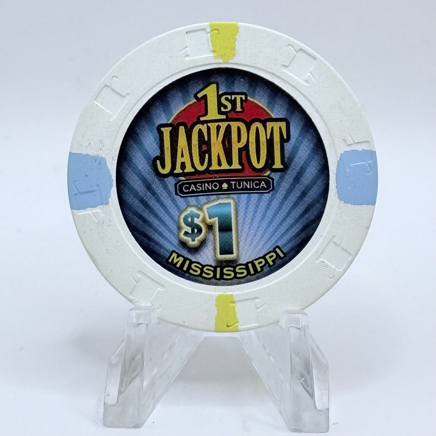 1st Jackpot Tunica Mississippi 2017 $1 Casino Chip