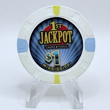 1st Jackpot Tunica Mississippi 2017 $1 Casino Chip
