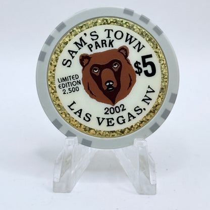 Sam's Town Las Vegas Nevada 2002 LE $5 Casino Chip E2436