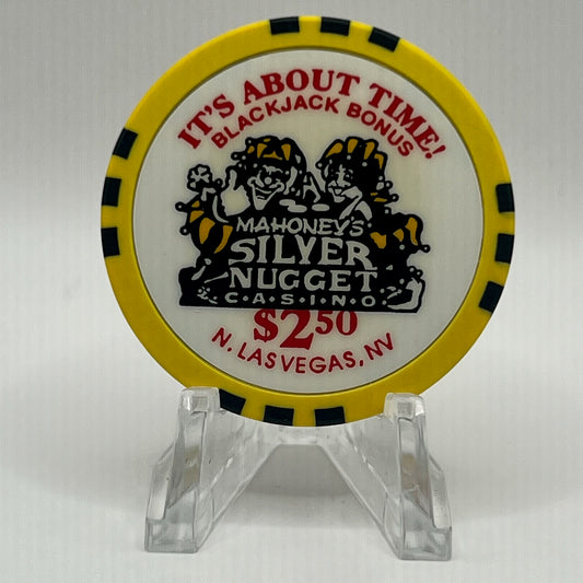 Mahoney's Silver Nugget N. Las Vegas Nevada 1996 $2.50 Casino Chip N7923