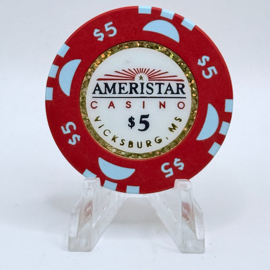 Ameristar Vicksburg Mississippi $5 Casino Chip