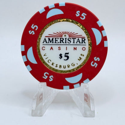 Ameristar Vicksburg Mississippi $5 Casino Chip