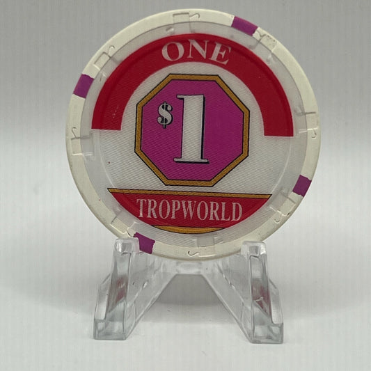 TropWorld Atlantic City New Jersey $1 Casino Chip