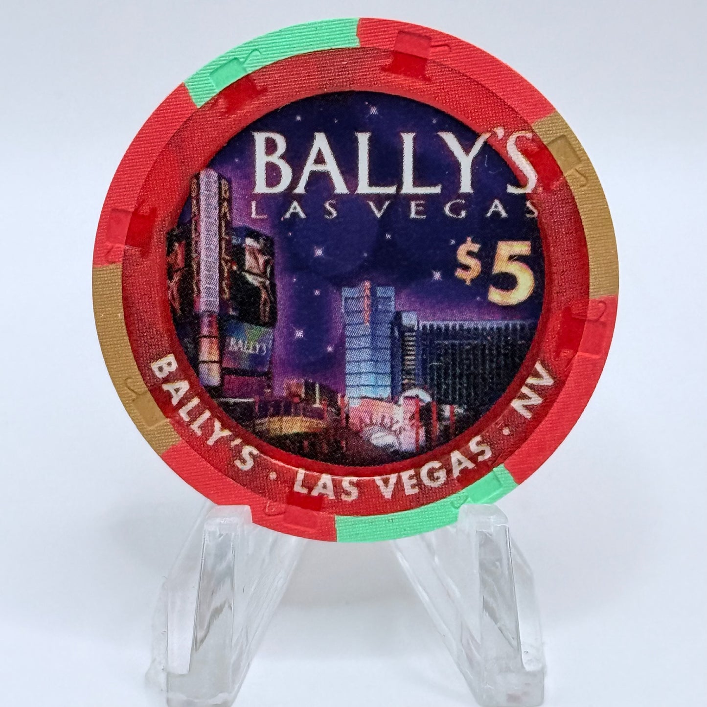 Bally's Las Vegas Nevada 2007 'Easter' LE $5 Casino Chip E6083