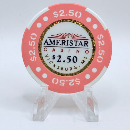 Ameristar Vicksburg Mississippi $2.50 Casino Chip