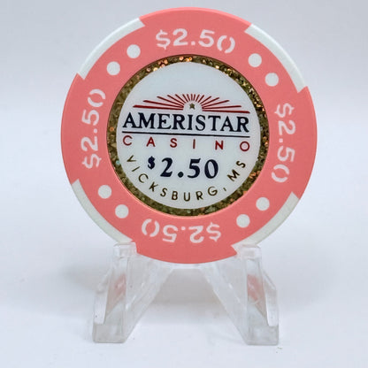 Ameristar Vicksburg Mississippi $2.50 Casino Chip