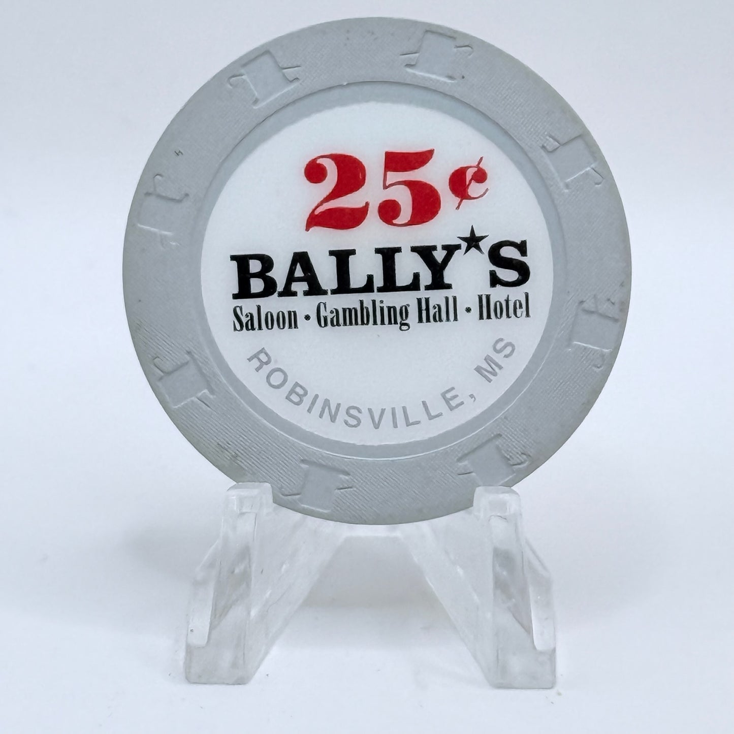 Bally's Robinsonville Mississippi $0.25 Casino Chip