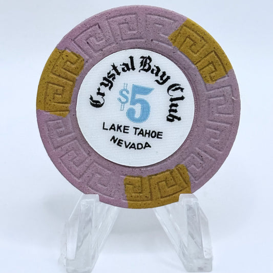Crystal Bay Casino Crystal Bay Nevada 1969 LE $5 Casino Chip N5692