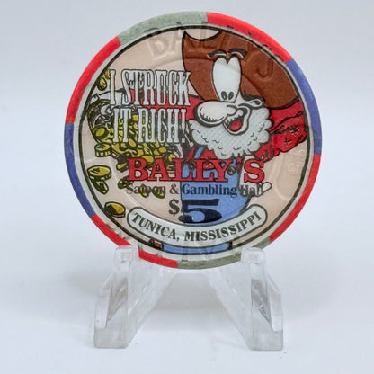 Bally's Robinsonville Mississippi 'Jim Farnham Collection' $5 Manufacturer Sample Chips