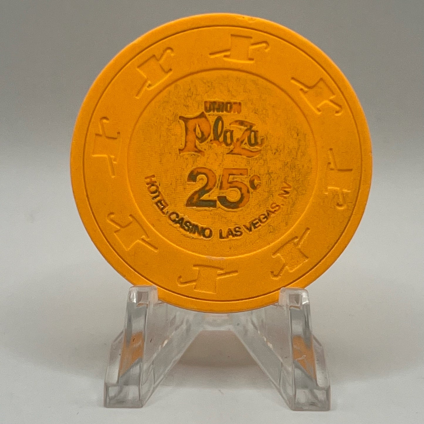 Union Plaza Las Vegas Nevada $0.25 Casino Chip N7869