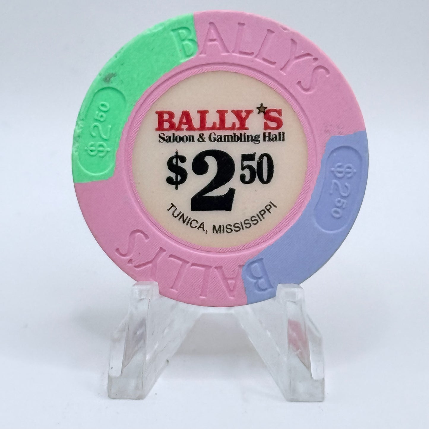 Bally's Robinsonville Mississippi $2.50 Casino Chip