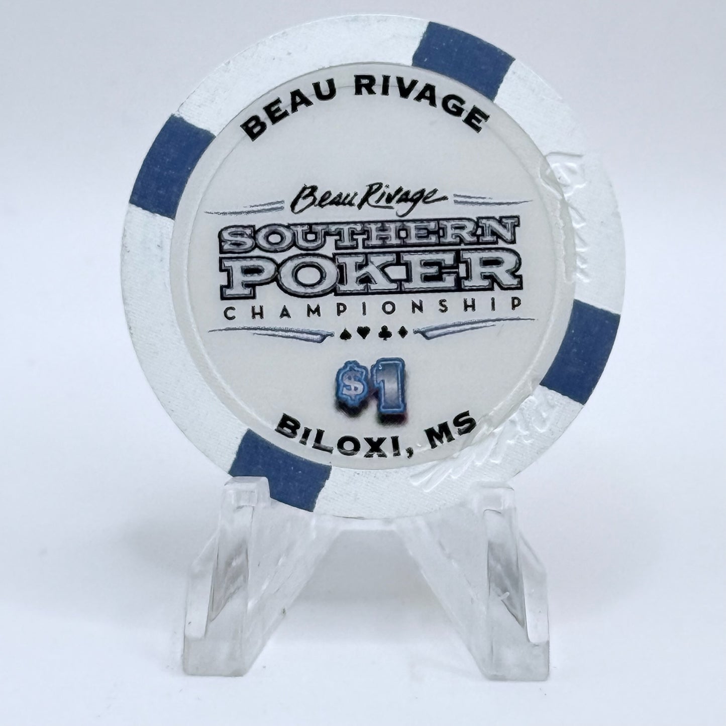 Beau Rivage Biloxi Mississippi 'Southern Poker Championship' $1 Casino Chip