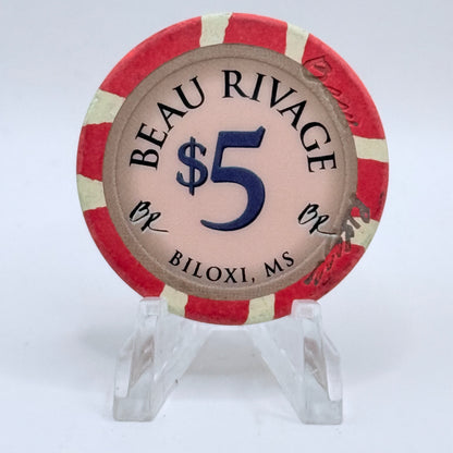 Beau Rivage Biloxi Mississippi $5 Casino Chip