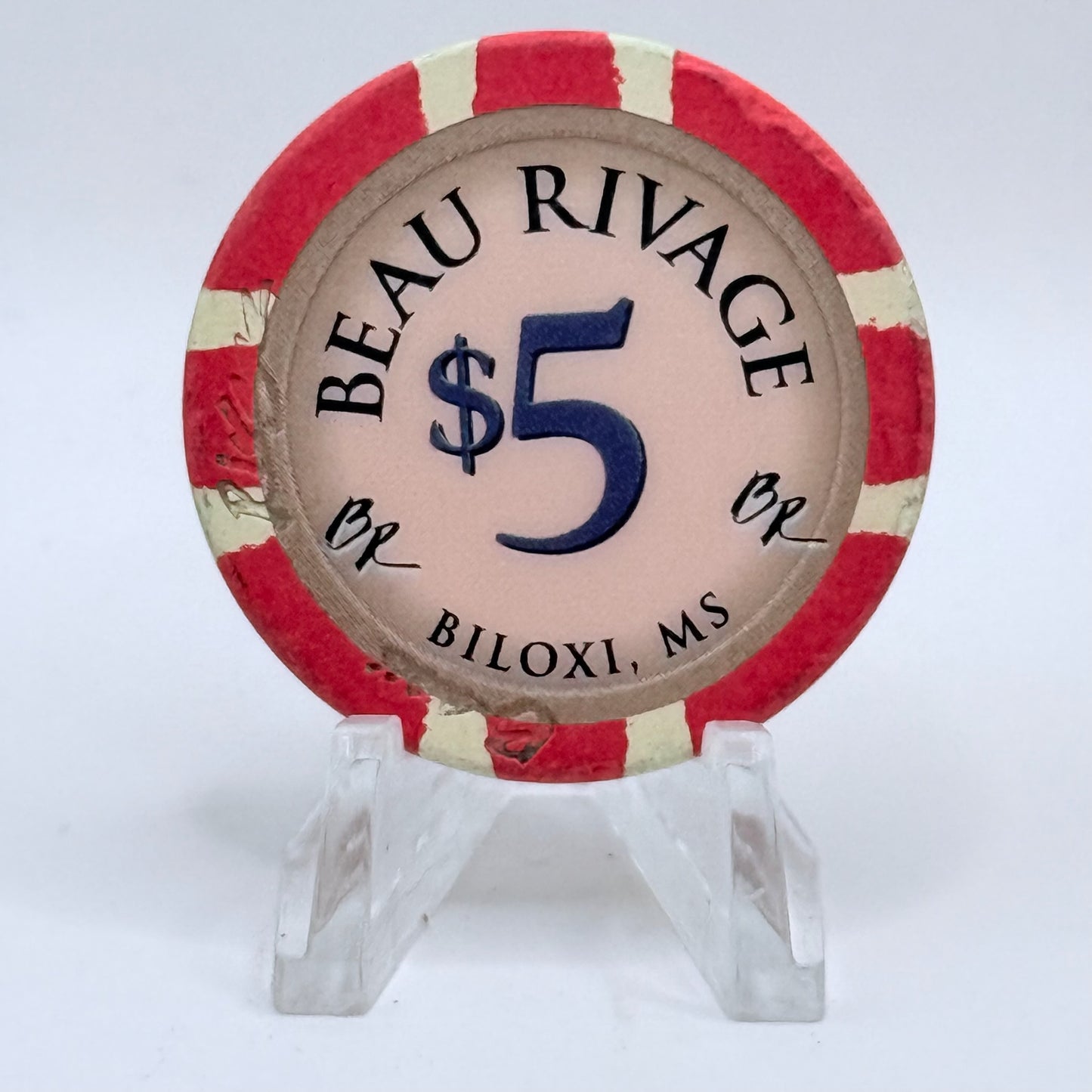 Beau Rivage Biloxi Mississippi $5 Casino Chip