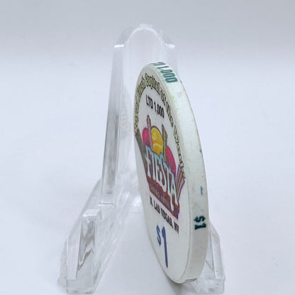 Fiesta Rancho N. Las Vegas Nevada 2000 'First Chip Of The Millennium' LE $1 Casino Chip V4094