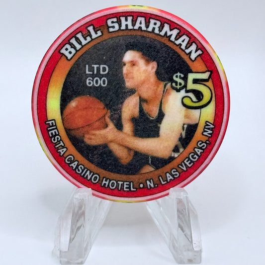 Fiesta Rancho N. Las Vegas Nevada 2000 'Bill Sharman' LE $5 Casino Chip V8445