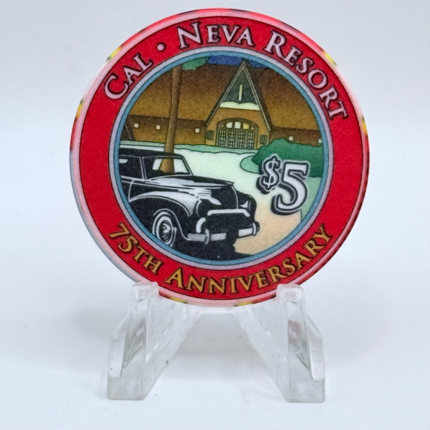 Cal-Neva Lodge Lake Tahoe Nevada 2001 LE $5 Casino Chip V8157