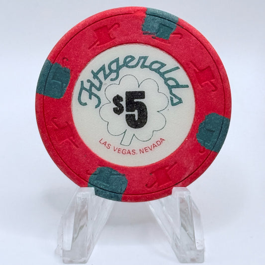Fitzgeralds (Fitz) Las Vegas Nevada 1988 $5 Casino Chip N1584