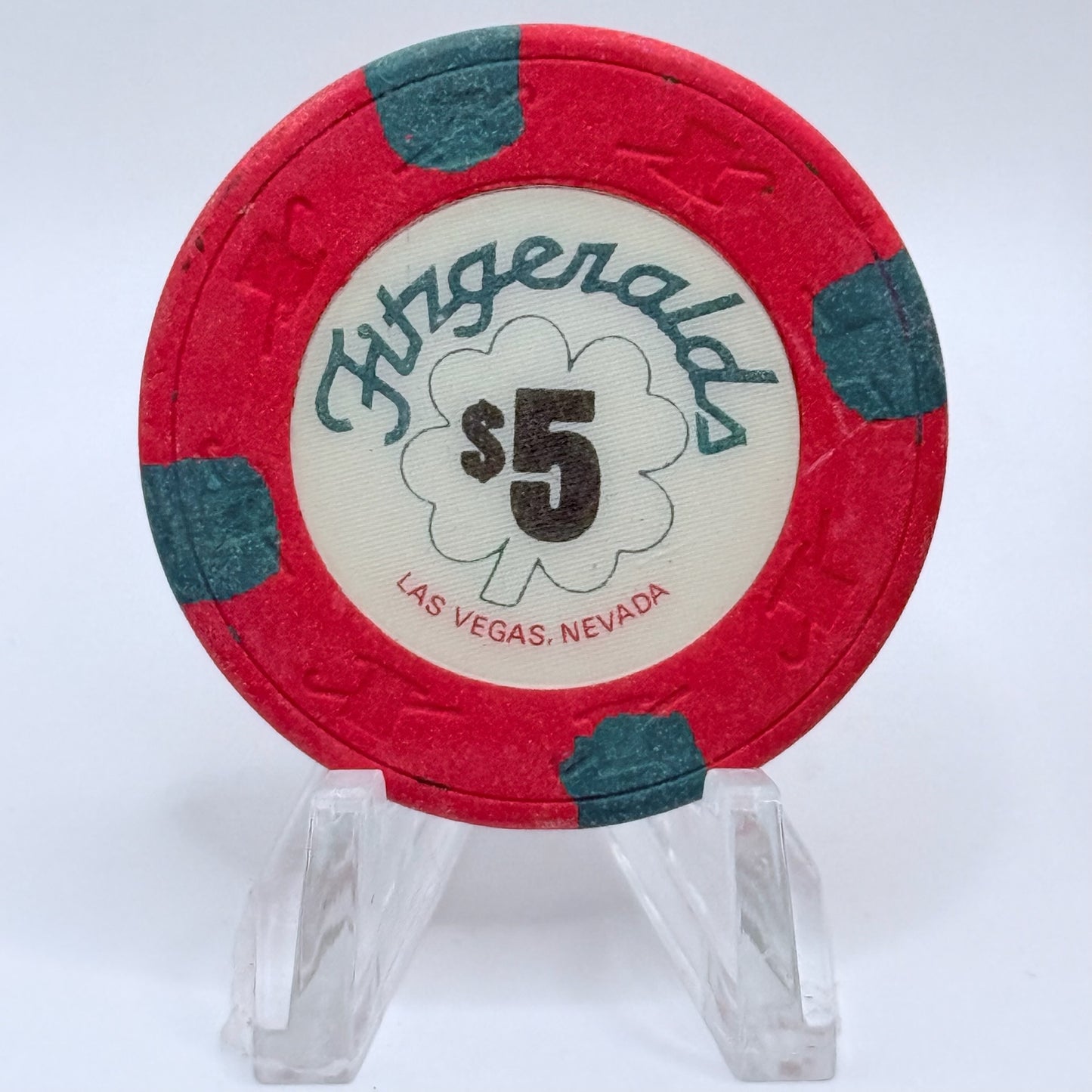 Fitzgeralds (Fitz) Las Vegas Nevada 1988 $5 Casino Chip N1584