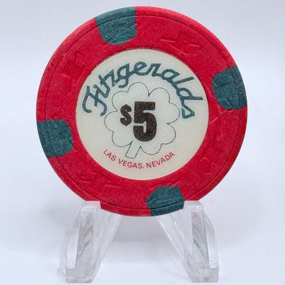 Fitzgeralds (Fitz) Las Vegas Nevada 1988 $5 Casino Chip N1584